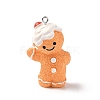 Christmas Theme Opaque Resin Pendants LS-RESI-I336-01P-06-1
