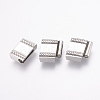 304 Stainless Steel Magnetic Clasps STAS-E144-110P-3