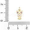 Brass Micro Pave Cubic Zirconia Pendants LS-KK-F938-34G-02-3