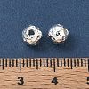 304 Stainless Steel Hammered Round Spacer Beads SA-CBA37BC-01B-S-3
