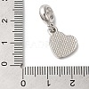 Rack Plating Alloy Light Siam Rhinestone European Dangle Charms PALLOY-S189-23P-3