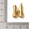 Ion Plating(IP) 304 Stainless Steel Pendants STAS-M017-08G-15-3