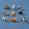 9 Pieces 3D Resin Cat Charm Pendant Cute Resin Animal Pendant Mixed Shape for Jewelry Keychain Bag Decorated Making Crafts JX476A-1