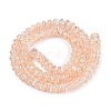 Crackle Transparent Glass Beads Strands GLAA-N069-02A-06-2