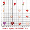 90Pcs 15 Style Alloy Enamel Charms ENAM-PH0002-36-5