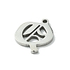 Non-Tarnish 201 Stainless Steel Pendants STAS-B055-01P-Q-2