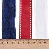 9 Yards 3 Styles Independence Day Polyester & Polycotton Ribbons Sets SRIB-A015-02A-04-3