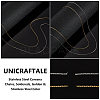 Unicraftale 9.2~10M 2 Colors 304 Stainless Steel Coreana Chains CHS-UN0001-22-5