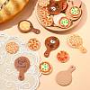 50Pcs 10 Style Resin Imitation Pizza FIND-CJ0004-34-5