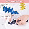 Fingerinspire 16Pcs 8 Colors Polyester Embroidery Costume Accessories PATC-FG0001-03-5