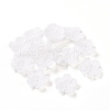 5-Petal Transparent Acrylic Bead Caps OACR-A017-13-4