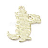Light Gold Plated Alloy Enamel Pendants ENAM-L041-06E-2