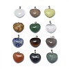 Natural & Synthetic Mixed Gemstone Pendants G-F649-A-2