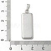 304 Stainless Steel Pendant Cabochon Settings X-STAS-Z118-02P-3