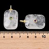 Natural Quartz Crystal Pendants G-F837-04A-3