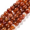 Natural Striped Agate/Banded Agate Beads Strands X-G-Z060-A01-C05-1