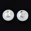 Natural Freshwater Shell Beads SHEL-N003-20-03-2