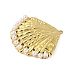Plastic Imitation Pearl Pendants STAS-P408-21B-G-2