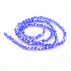 Glass Beads Strands EGLA-S056-02-2