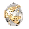 Two Tone 304 Stainless Steel Pendants STAS-K322-18A-GP-1