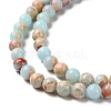 Synthetic Imperial Jasper Dyed Beads Strands G-D077-A01-01I-4