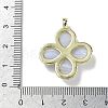 Natural Blue Lace Agate Faceted Pendants G-A308-01G-07-3