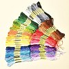 7 Sets 7 Colors Cotton Crochet Threads OCOR-FS0001-02A-7