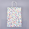 Triangle Pattern Party Present Gift Paper Bags DIY-I030-01A-4