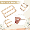 8Pcs 4 Styles Alloy Slider Buckles FIND-GF0007-01LG-6