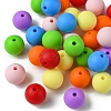 35Pcs Food Grade Eco-Friendly Silicone Focal Beads SIL-FS0001-22A-3