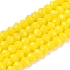 Opaque Solid Color Imitation Jade Glass Beads Strands EGLA-A044-P3mm-D04-1