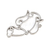 Zinc Alloy Open Back Bezel Pendants PALLOY-D580-05P-D-2