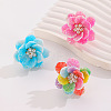 3Pcs Plastic & Imitation Pearl & Brass Finger Rings for Women FS-WG6C53A-13-1