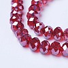 Electroplate Glass Beads Strands EGLA-A034-T3mm-A06-3