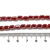 Electroplate Glass Beads Strands EGLA-D031-01K-4