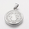 Non-Tarnish 304 Stainless Steel Pendants LS-STAS-E117-04P-1