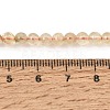 Heated Natural Citrine Bead Strands G-P466-01E-01-4