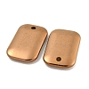 Electroplated Synthetic Non-Magnetic Hematite Pendants G-C136-05E-2