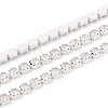 Iron Rhinestone Glass Cup Chain CH-U001-01K-2