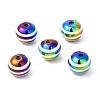 Stripe Resin Beads RESI-B014-01A-14-3