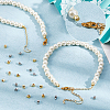 60Pcs 2 Colors Brass Crimp Beads FIND-AR0001-55-5