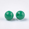 Opaque Plastic Beads X-KY-T005-6mm-611-2