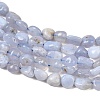 Nautral Blue Lace Agate Beads Strands G-H330-A01-4
