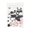 40Pcs 10 Styles Silicone Beads SIL-FS0001-27C-6
