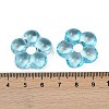 Transparent Glass Beads GLAA-F129-01J-3