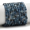 Gradient Color Natural Devil Blue Aquamarine Beads Strands G-NH0072-C01-01-2