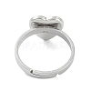 Non-Tarnish 304 Stainless Steel Adjustable Ring Components STAS-Z064-05P-02-2