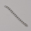 304 Stainless Steel Curb Chains Extender KK-WH0027-36-1