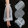 Gauze Lace Arm Sleeves AJEW-WH0248-29B-4