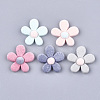 Flocky Resin Cabochons FIND-T046-23-1